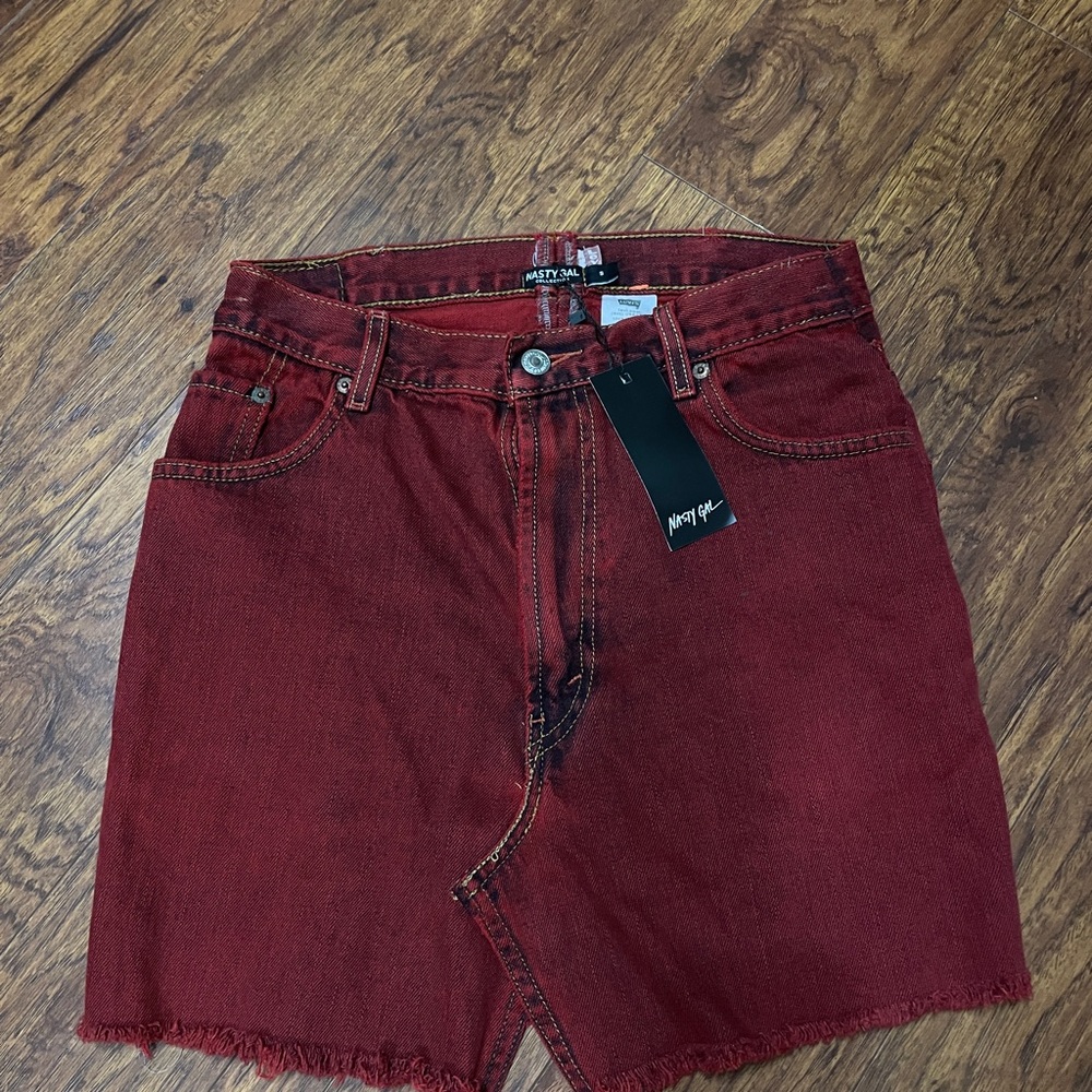 Nasty Gal denim skirt size S